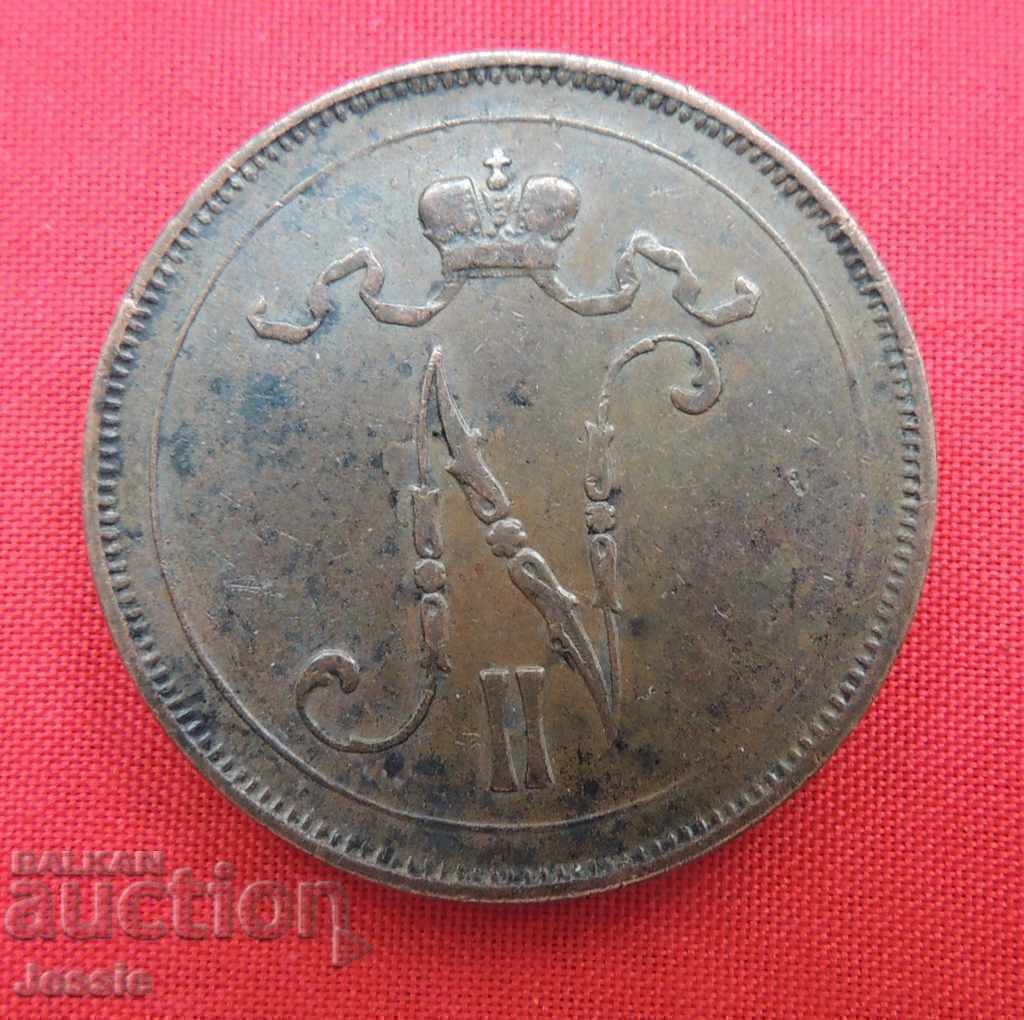 10 penia 1907 copper Finland under Russian presence with price 23.50 BGN | € 12.02 10 penia 1907 copper Finland under Russian presence with price 23.50 BGN | € 12.02