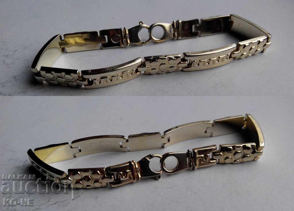 Βραχιόλι χρυσό 14 καρατίων με τιμή 2100.00 BGN | € 1073.71