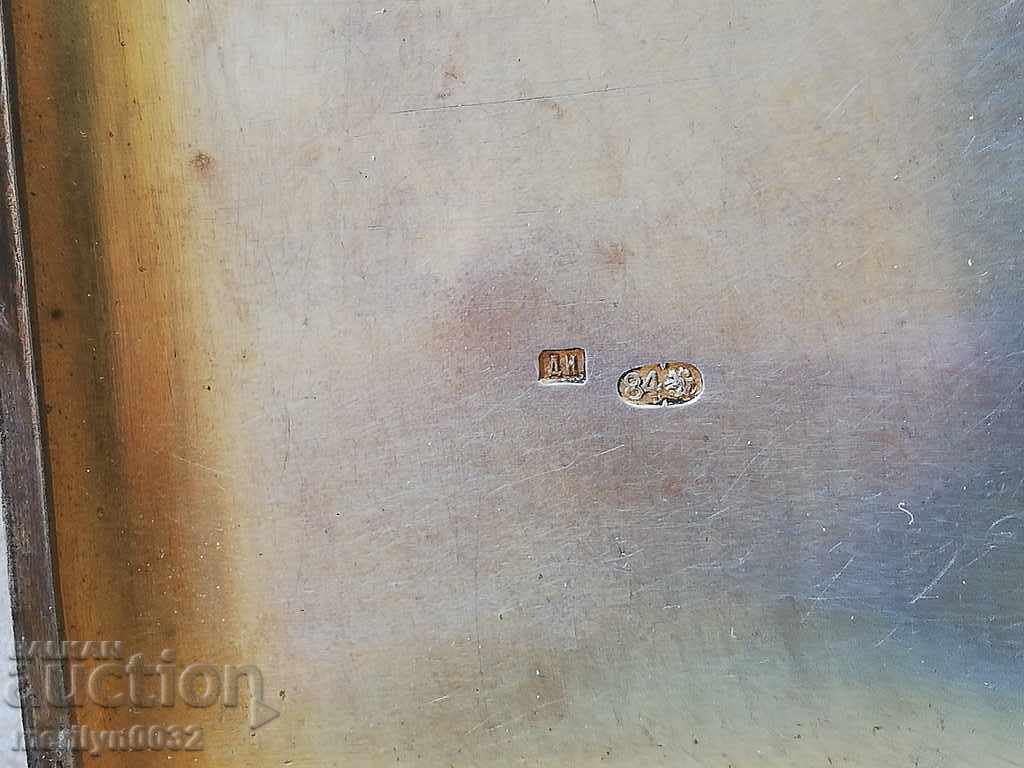 Tabătură rusească de argint cu o probă de 138 de grame - 5 Tabătură rusească de argint cu o probă de 138 de grame - 5