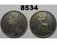 Великобритания 1 пени 1880 монета