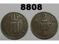 Norway 2 Pole 1912 Rare coin