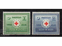1959. Pakistan. 100 ani Crucea Roșie.