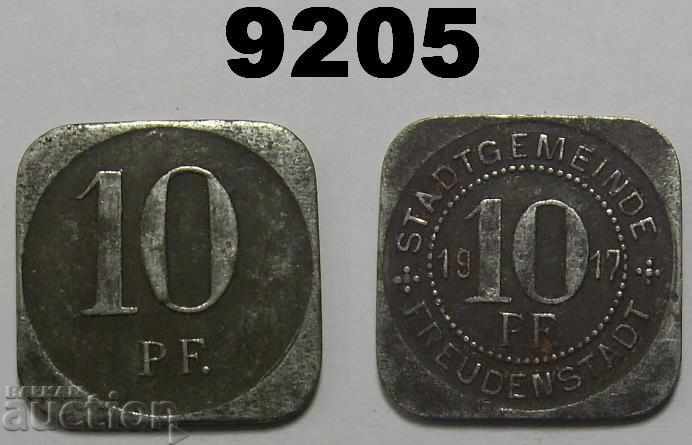 Freudenstadt 10 pfennig 1917 Германия РЯДКА