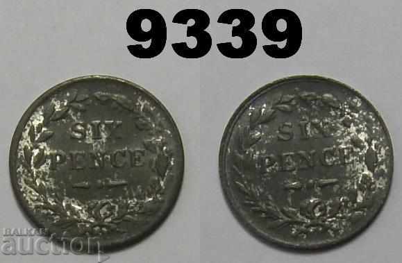 Six Pence Model 11 mm монета