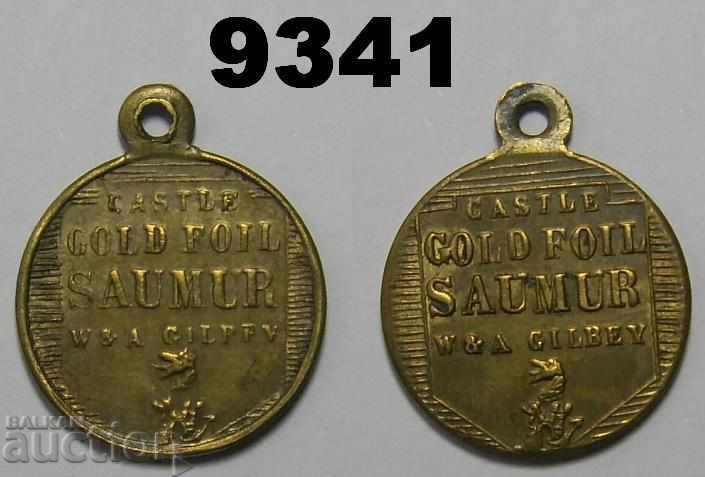 Castle Gold Foil Saumur W&A Gilbey медальон