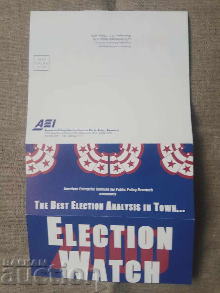Election 2000 Watch -American Enterprise Institute with price 20.00 BGN | € 10.23 Election 2000 Watch -American Enterprise Institute with price 20.00 BGN | € 10.23