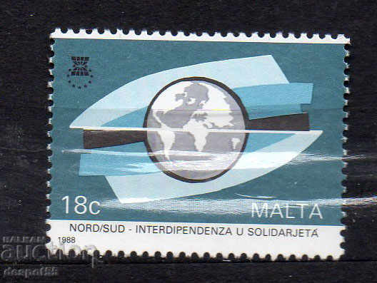 1988. Malta. Nord - Sud. Independență și solidaritate.