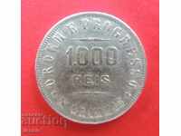 1000 Reis 1907 Brazilia Argint