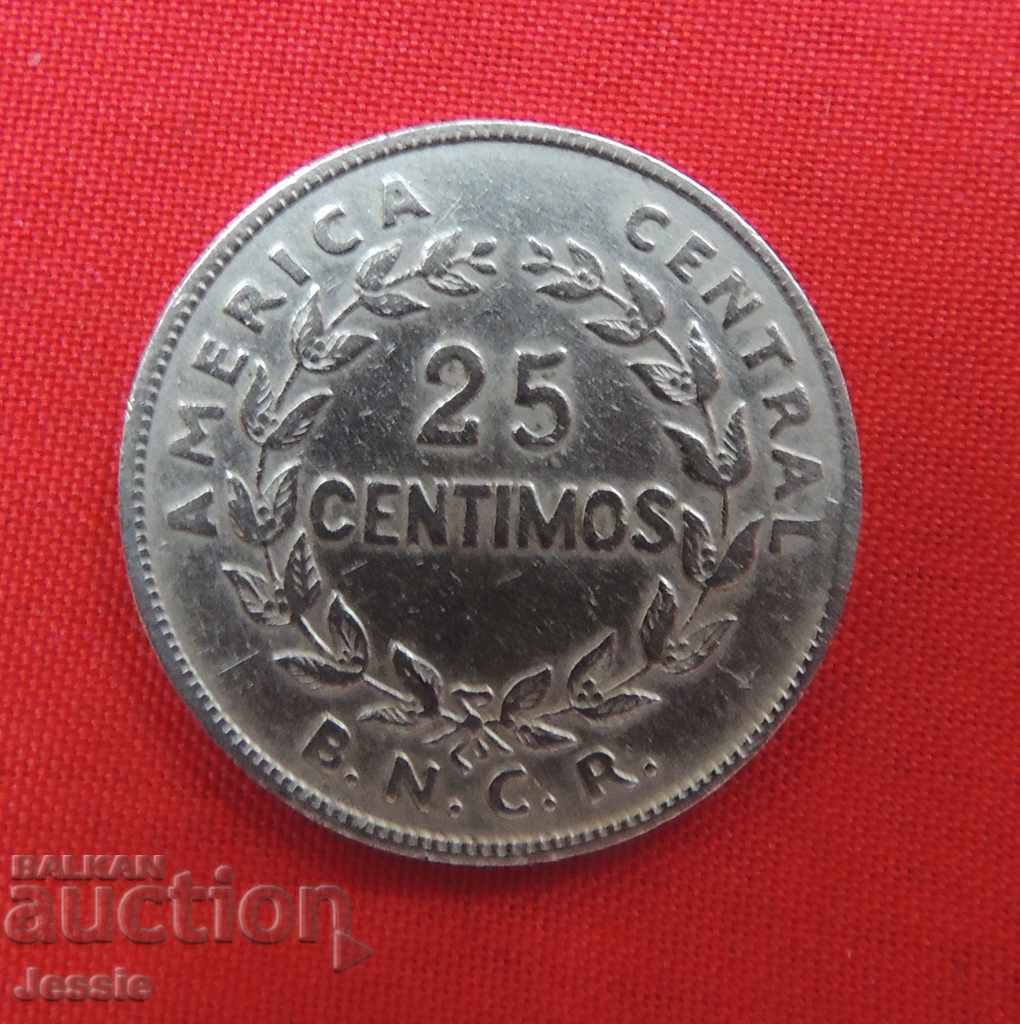 25 сентимoс 1948 г. Коста Рика