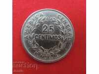 25 centimos 1948. Costa Rica