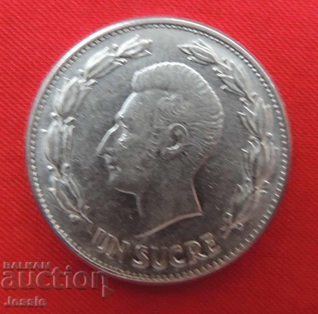 1 sucre 1946 Ecuador MINT COMPARAȚI ȘI EVALUAȚI cu preț € 4.04 | 7.90 BGN 1 sucre 1946 Ecuador MINT COMPARAȚI ȘI EVALUAȚI cu preț € 4.04 | 7.90 BGN