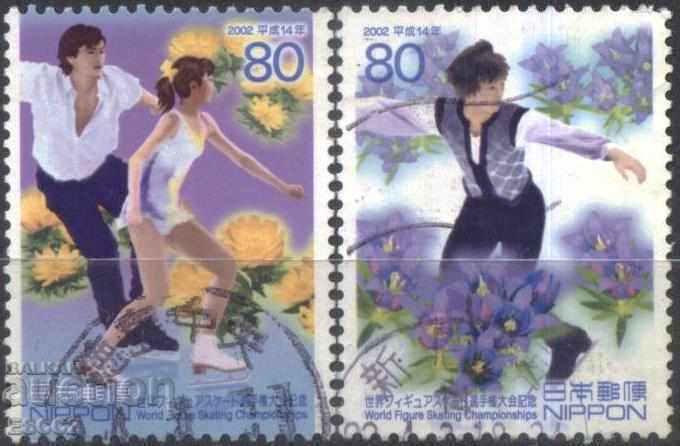 Ștampilarea sportului SP Figura Skating 2002 din Japonia