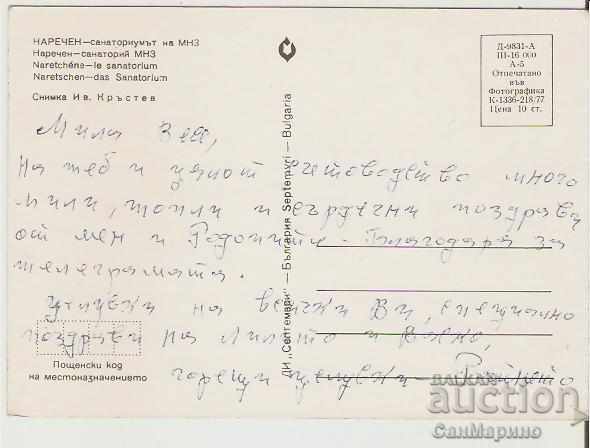 Map Bulgaria Narechen Baths Sanatorium of MNZ * with price 0.70 BGN | € 0.36 Map Bulgaria Narechen Baths Sanatorium of MNZ * with price 0.70 BGN | € 0.36