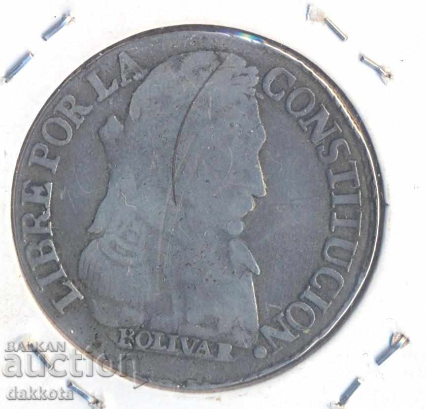 Bolivia 4 Sol 1830, argint, 13 grame cu preț € 50.90 | 99.55 BGN
