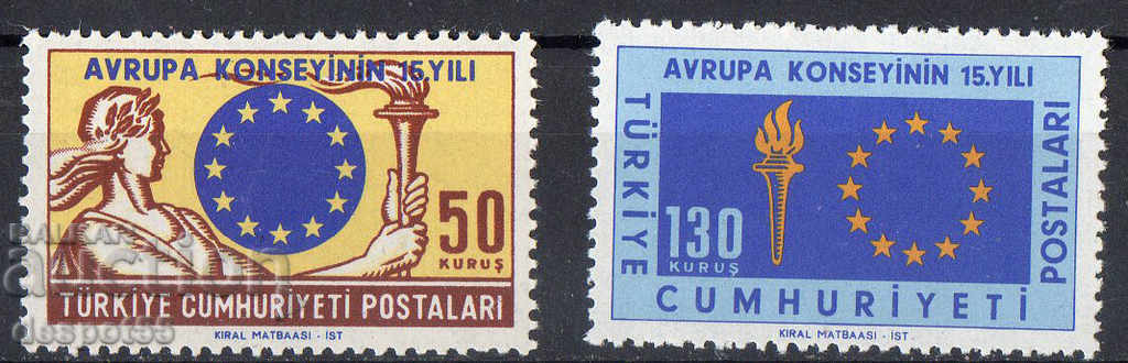 1964. Турция. Европейски съвет.