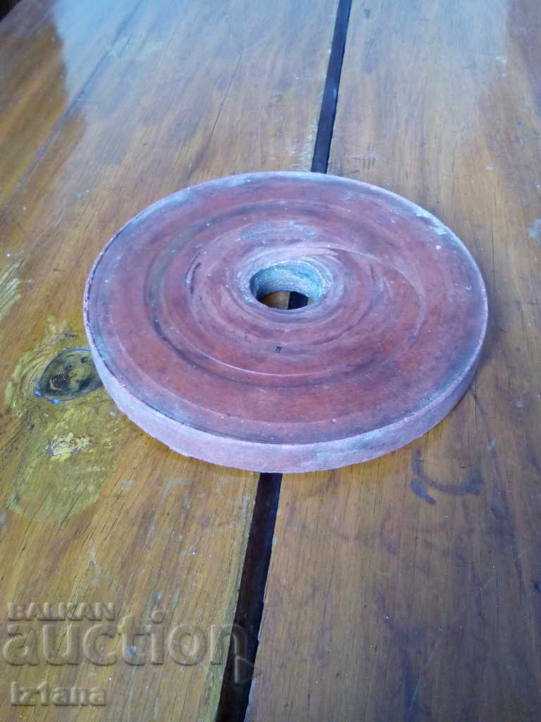 An old rubber wheel