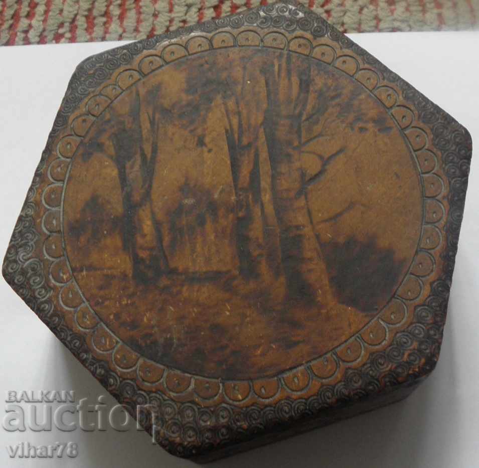 Old wooden box with price 34.99 BGN | € 17.89 Old wooden box with price 34.99 BGN | € 17.89