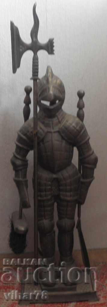 old cast iron knight - fireplace set with price 349.99 BGN | € 178.95 old cast iron knight - fireplace set with price 349.99 BGN | € 178.95