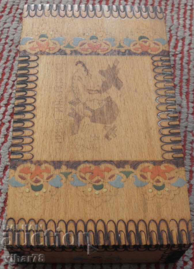Auction Old wooden box Auction Old wooden box