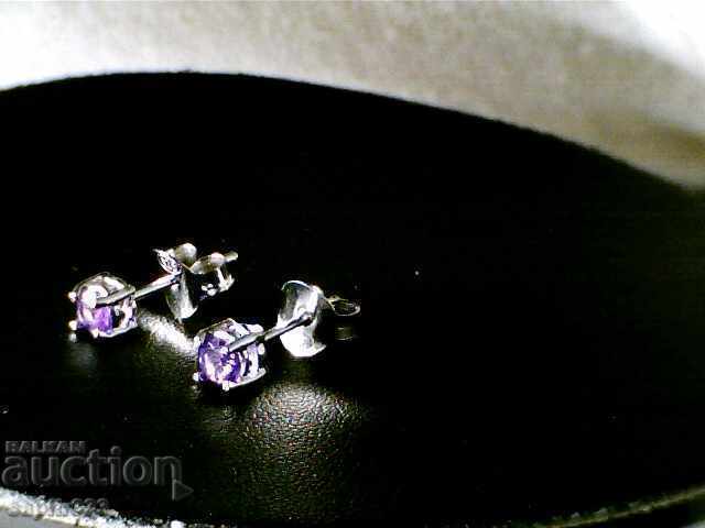 BEAUTIFUL EARRINGS WITH NATURAL AMETHYSTS - 5 BEAUTIFUL EARRINGS WITH NATURAL AMETHYSTS - 5