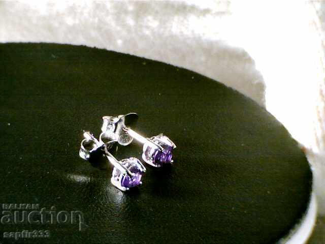 BEAUTIFUL EARRINGS WITH NATURAL AMETHYSTS - 7 BEAUTIFUL EARRINGS WITH NATURAL AMETHYSTS - 7