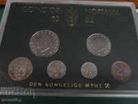 Норвегия 1982г. -  Сет разменни монети в кутия
