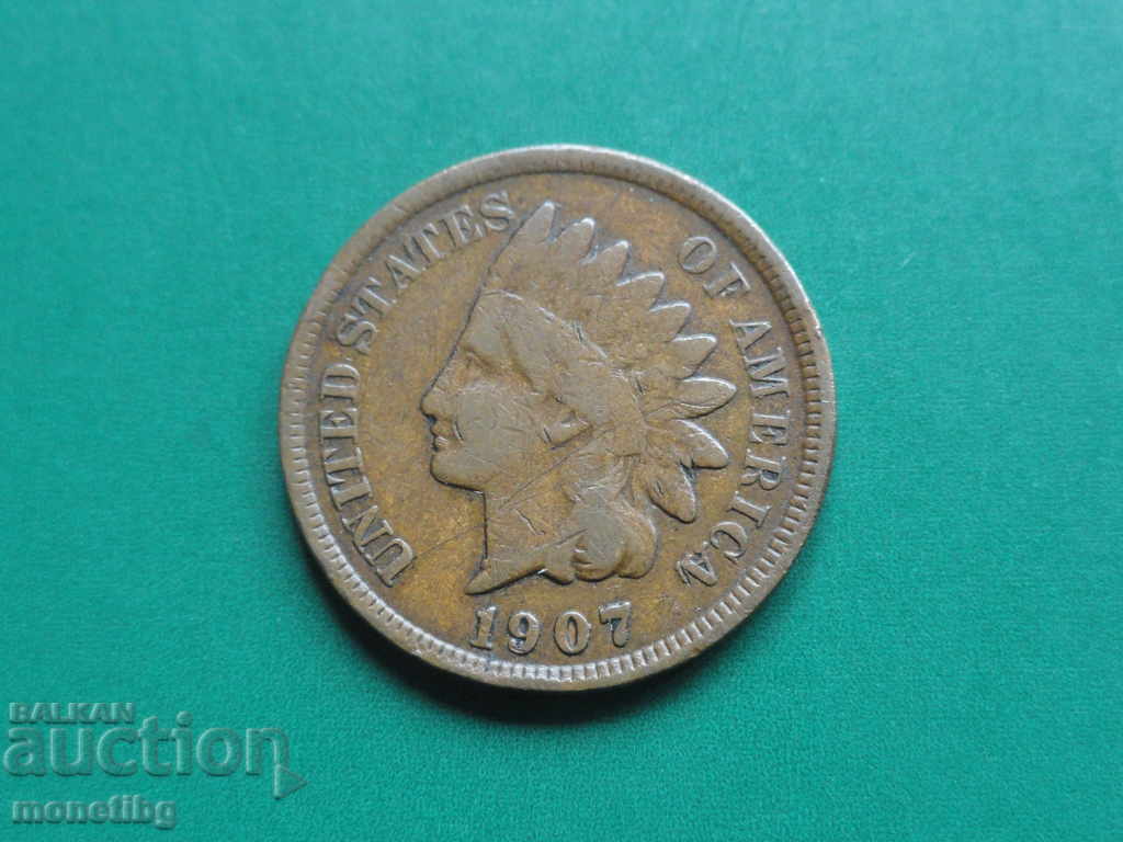 Auction  USA 1907г. - 1 cent