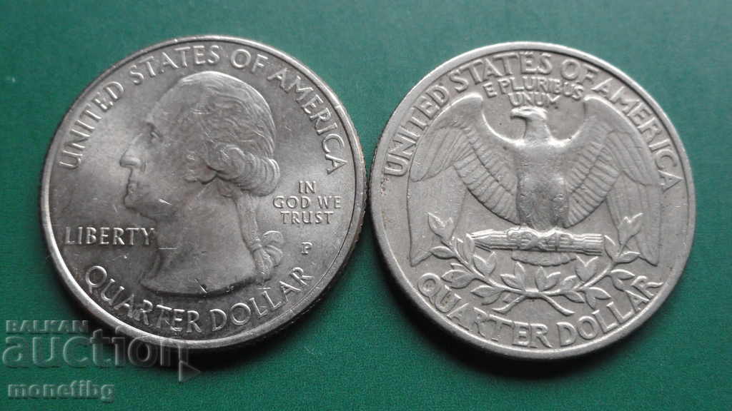 USA 1979 and 2015 - Quarter Dollar with price 3.30 BGN | € 1.69 USA 1979 and 2015 - Quarter Dollar with price 3.30 BGN | € 1.69