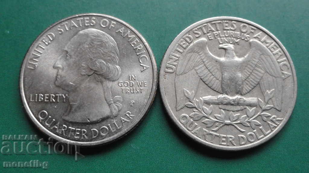 Delivery of USA 1979 and 2015 - Quarter Dollar Delivery of USA 1979 and 2015 - Quarter Dollar