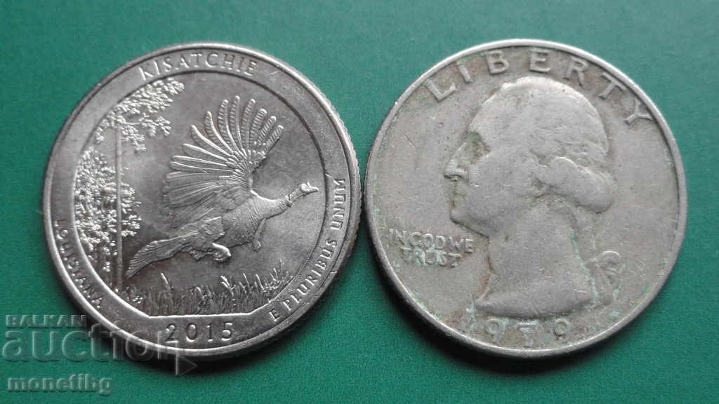 USA 1979 and 2015 - Quarter Dollar - 5 USA 1979 and 2015 - Quarter Dollar - 5
