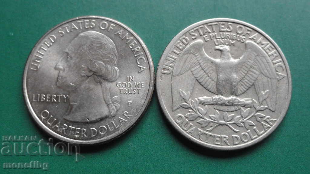 USA 1979 and 2015 - Quarter Dollar - 6 USA 1979 and 2015 - Quarter Dollar - 6