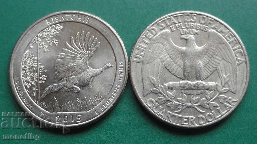 USA 1986 and 2015 - Quarter Dollar