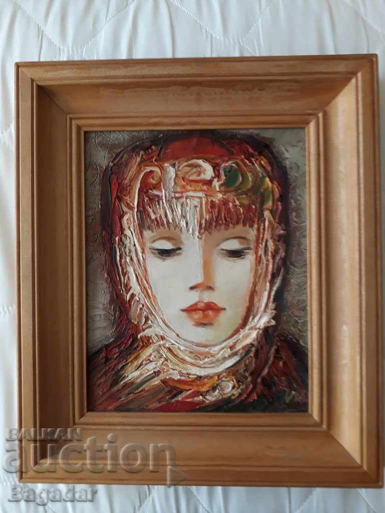 Auction  Picture oil canvas signed