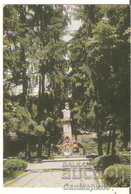 Harta Bulgaria Kalofer Monumentul lui Hristo Botev *