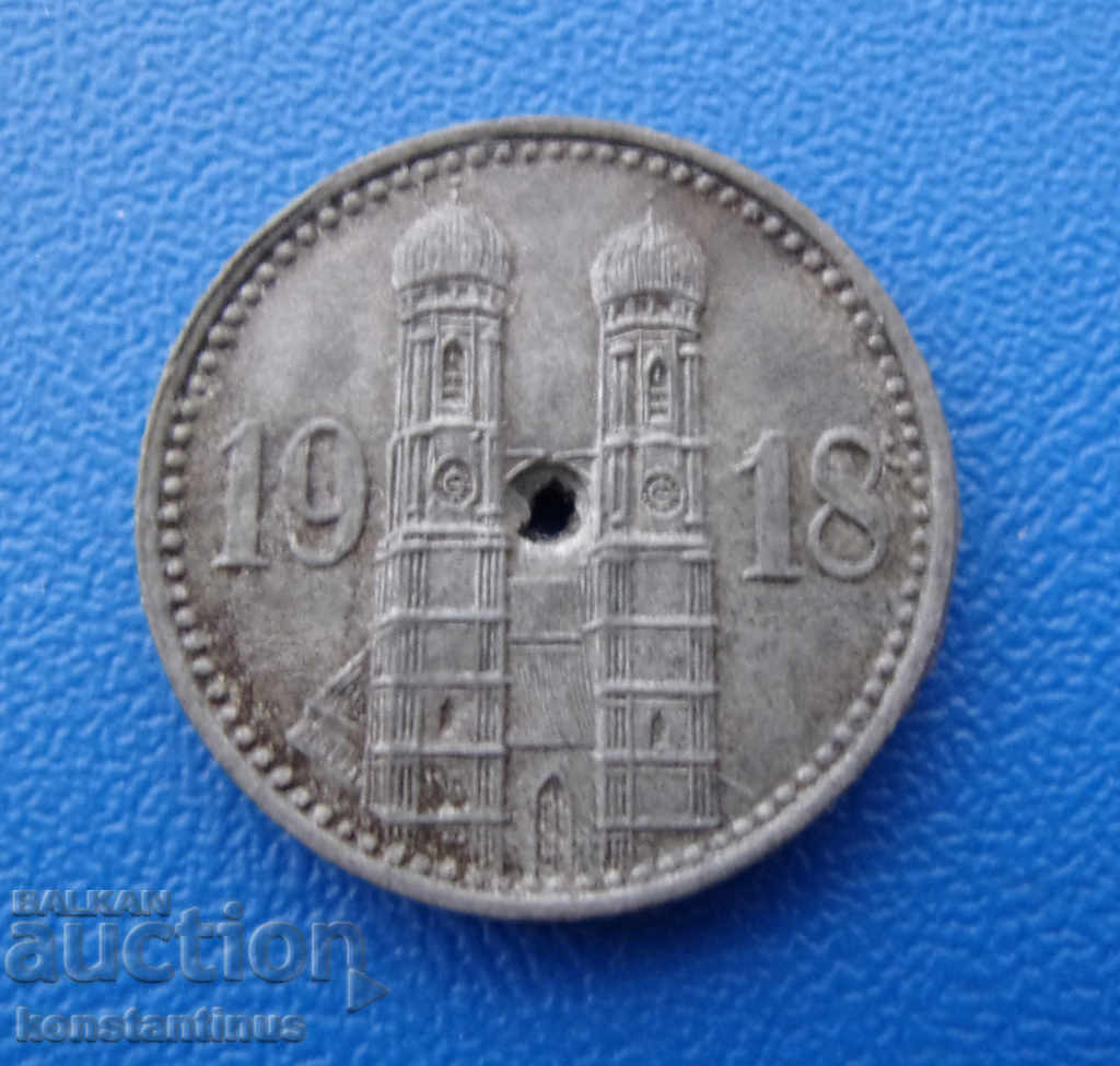 Germany Munich 15 Pennig 1918 Rare