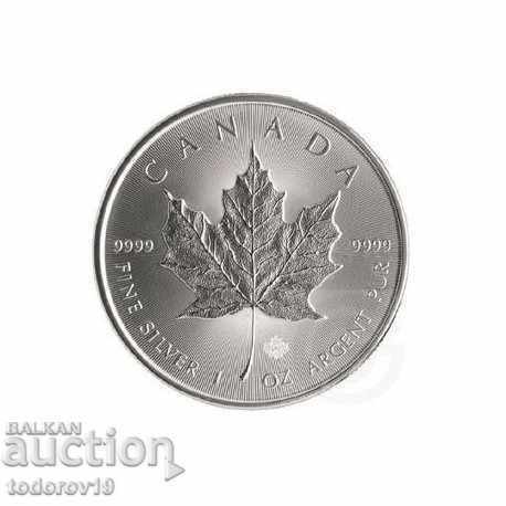 1 oz Silver Maple Leaf - 1995