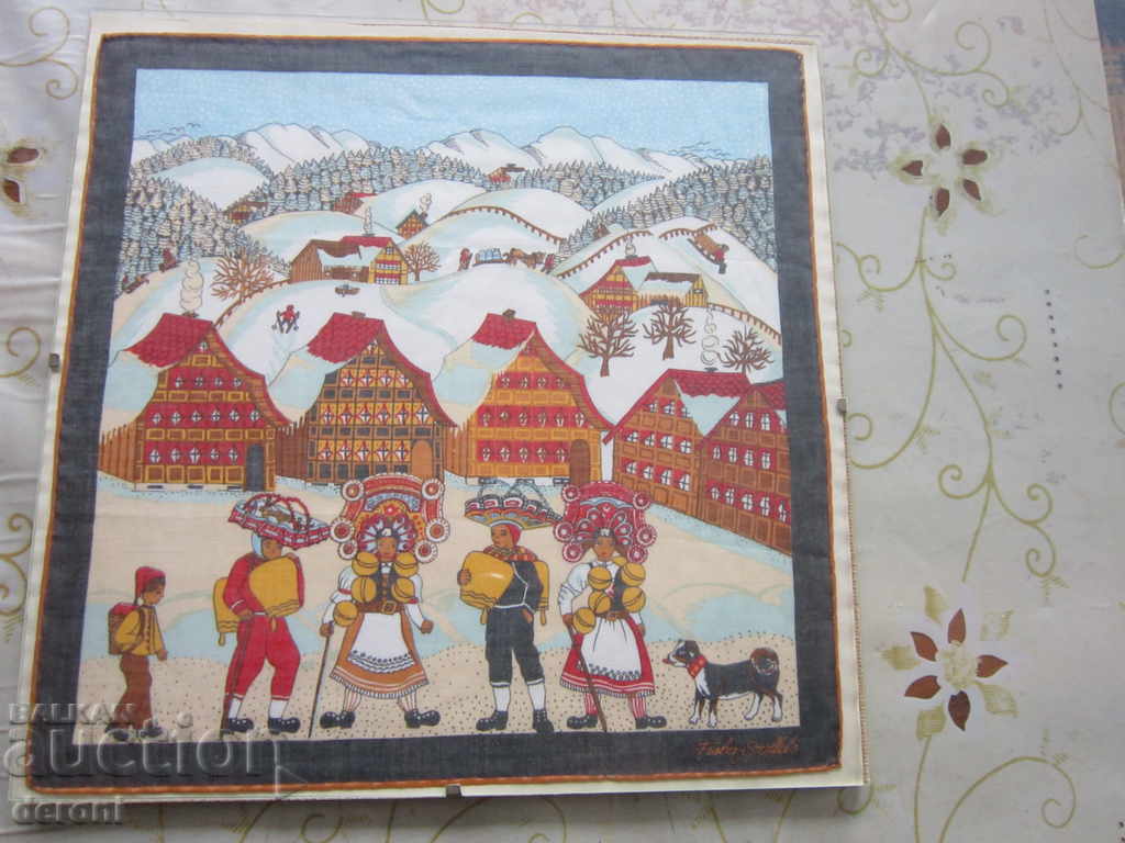 Auction Old picture tapestry Fisba Stoffels Auction Old picture tapestry Fisba Stoffels