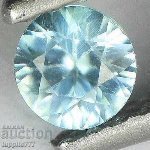 0.21 carats neon blue 100% zircon phaset