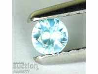 0.17 carats neon blue 100% zircon phaset