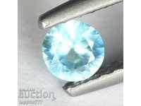 0.17 carats neon blue 100% zircon phaset