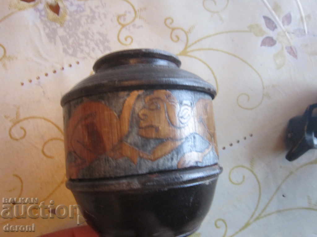 Παλιό ξύλινο κουτί σκάλισμα - 6 Παλιό ξύλινο κουτί σκάλισμα - 6