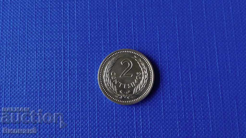 2 centesimo 1953 Uruguay Unc