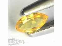 0.18 carats marzipan sapphire