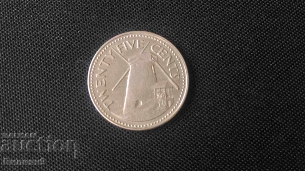 25 σεντς 1973 Μπαρμπάντος
