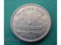 Германия III  Райх  1  Марка  1935 J  Рядка Монета