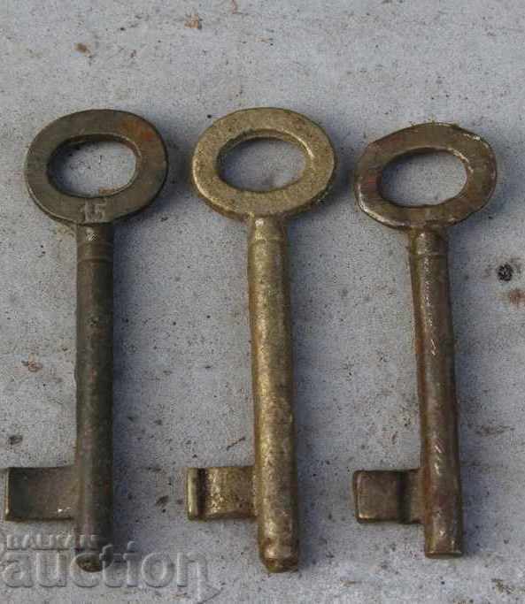 LOT OLD CHEI Lacăt CHEIE LOCK Locks Latches