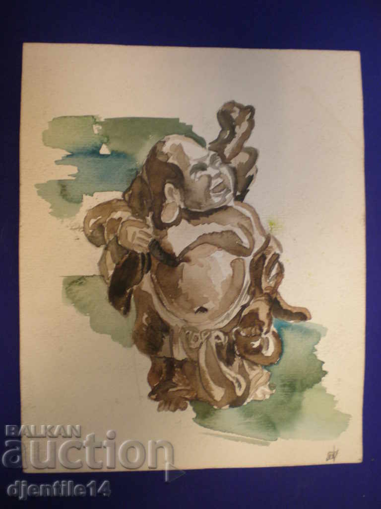 watercolor signed watercolor signed