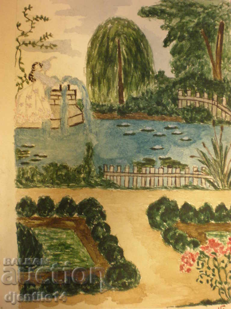 drawing watercolor signed with price 30.00 BGN | € 15.34 drawing watercolor signed with price 30.00 BGN | € 15.34