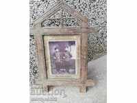 Photo framed military portrait soldier
