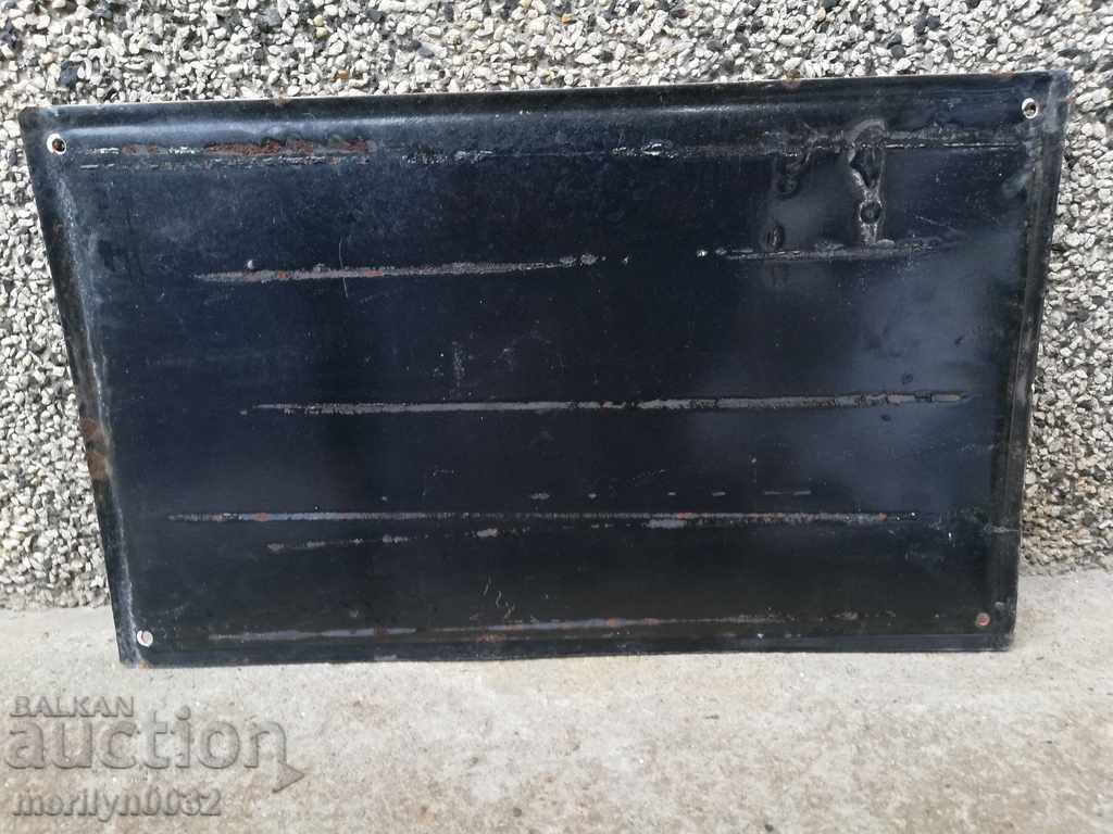 Enamel social plate, plate 50/30 cm - 5 Enamel social plate, plate 50/30 cm - 5